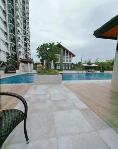 Πισίνα στο ή κοντά στο Condo Near Mactan Cebu Airport