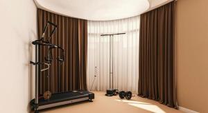 Fitness centrum a/nebo fitness zařízení v ubytování GreenTree Inn Jiangsu Xuzhou Western 3rd Ring Road Xiyuan Express Hotel