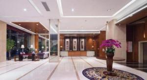 Ο χώρος του λόμπι ή της ρεσεψιόν στο Leisure Hotel