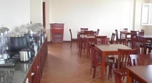 Restaurace v ubytování GreenTree Inn Weihai Port