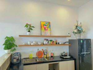 Η κουζίνα ή μικρή κουζίνα στο La Maison De DiNo +55 φωτογραφίες