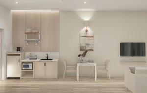 Kuchyň nebo kuchyňský kout v ubytování Whale Retreat Destination + 7 fotografií