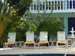 A patio or other outdoor area at Cheston House - Clothing Optional All Male Guesthouse