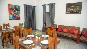 Posezení v ubytování Sigiriya Agrarian Haven