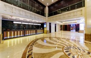 Ο χώρος του λόμπι ή της ρεσεψιόν στο The Sky Gate Hotel
