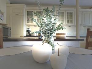 Kuchyň nebo kuchyňský kout v ubytování Haus Lindenstraße Lindenstraße 24