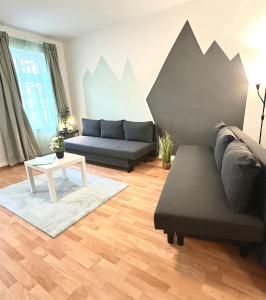 Fotografie z fotogalerie ubytování Gemütliche Altbauwohnung nahe des Bahnhofs Halle v destinaci Niederdorla