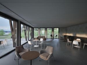 Χώρος καθιστικού στο Hotel 1802