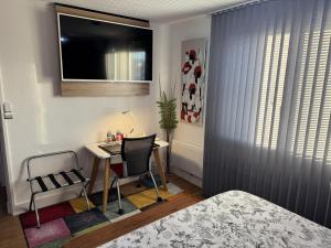 Postel nebo postele na pokoji v ubytování Domus26 chambre Meridional