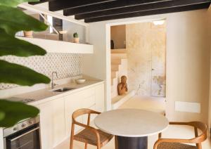 Kuchyň nebo kuchyňský kout v ubytování Casa Leopardo con piscina privata