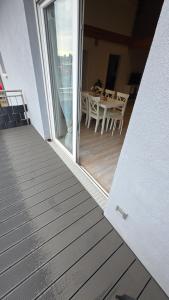 Balkón nebo terasa v ubytování Pfeifers OdenwaldNest