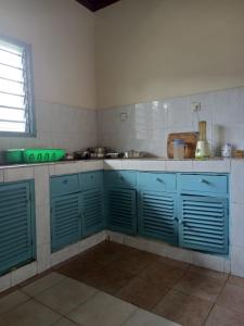 Kuchyň nebo kuchyňský kout v ubytování faith apartments