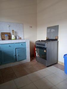 Kuchyň nebo kuchyňský kout v ubytování faith apartments