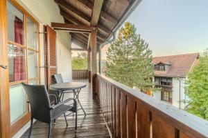 Μπαλκόνι ή βεράντα στο Chrysantihof - Apartment 390 mit POOL & SAUNA