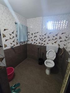 Koupelna v ubytování Rooftop haven