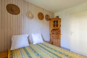 Postel nebo postele na pokoji v ubytování La casa de Serre-Ponçon - Vue Montagne