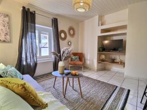 Posezení v ubytování L'abeille