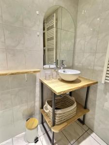 Koupelna v ubytování L'abeille