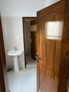 Koupelna v ubytování Appartement meublé, confortable et abordable à Saint-Louis