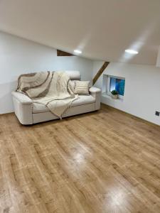 Χώρος καθιστικού στο Apartmány Příkosice