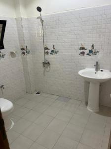 Koupelna v ubytování Appartement meublé, confortable et abordable à Saint-Louis