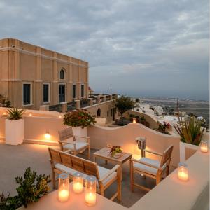 Балкон или терраса в Themis Goddess Cave Suites