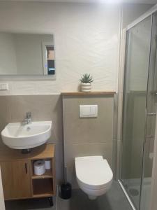 Koupelna v ubytování Freigeist Boho