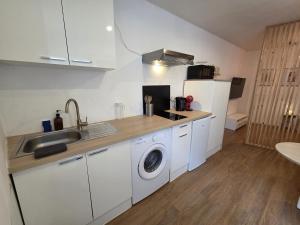 Köök või kööginurk majutusasutuses Le Simba - grand studio avec Wi-Fi