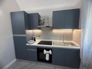 Η κουζίνα ή μικρή κουζίνα στο Appartamento in città immerso nel verde +110 φωτογραφίες