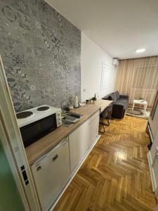 Kuhinja oz. manjša kuhinja v nastanitvi Kruna apartment