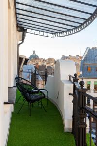 Balkón nebo terasa v ubytování AUSTRIAN APART HOTEL