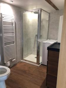 Koupelna v ubytování Maison conviviale à Saulxures-sur-Moselotte avec sauna