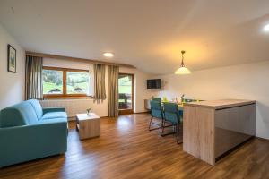 Χώρος καθιστικού στο Aparthotel Garni Schranz