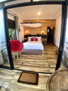 Postel nebo postele na pokoji v ubytování Mount shadows