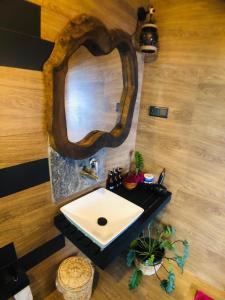 Koupelna v ubytování Mount shadows