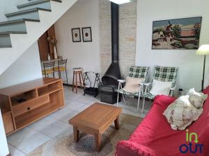 Posezení v ubytování Sobrado em Canela