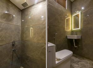 Koupelna v ubytování Hotel Star Palace