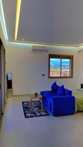 Χώρος καθιστικού στο Suite nature montagne et petit déjeuner Villa Fatima