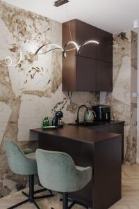 Kuchyň nebo kuchyňský kout v ubytování Polanica Park - Polanica Prestige