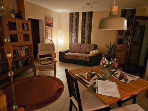 Posezení v ubytování Ferienwohnung Peetsch am See