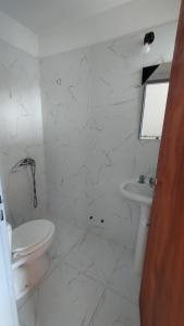 Koupelna v ubytování Las brotolas