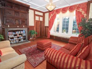 Posezení v ubytování Auchentroig House