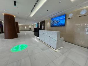 TV a/nebo společenská místnost v ubytování ميزاب 123