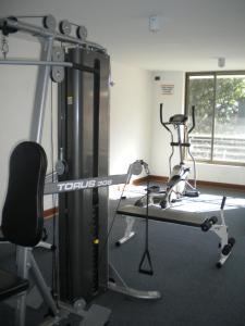 Das Fitnesscenter und/oder die Fitnesseinrichtungen in der Unterkunft Barceló Suites Providencia I