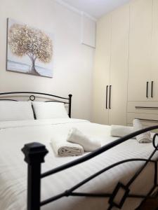 Postel nebo postele na pokoji v ubytování Stacy's House