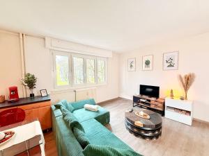 Posezení v ubytování Cocon du Quai - Proche marché de Noël