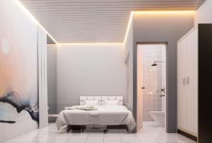 Giường trong phòng chung tại HYVE Siliguri