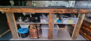 Η κουζίνα ή μικρή κουζίνα στο Hjortebu i naturskjønne omgivelser