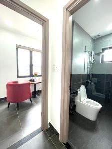Ένα μπάνιο στο Căn hộ Đà Lạt Cảnh +49 φωτογραφίες