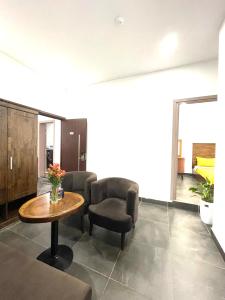 Posezení v ubytování Căn hộ Đà Lạt Cảnh